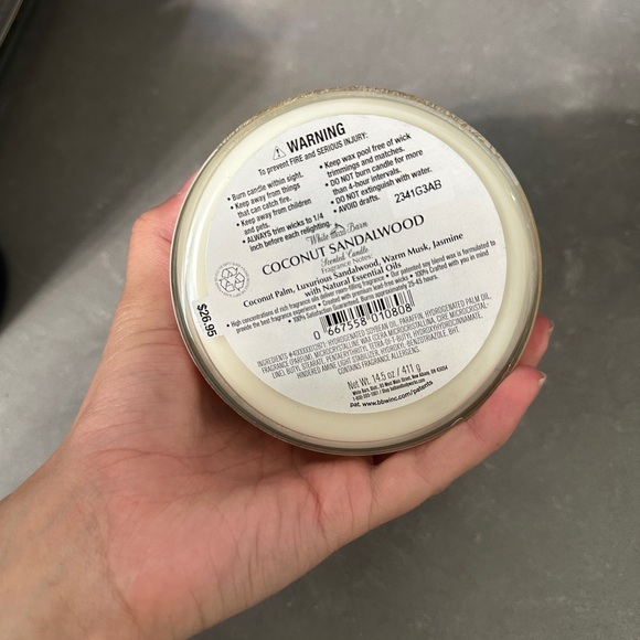 White Barn Coconut Sandlewood 3 Wick Candle ($26.95) - Picture 2 of 3